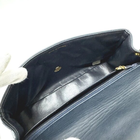 CHANEL Quilted Vintage Double Chain CC Matelasse CC Mark Chain Bag Shoulder ... - Picture 3 of 14